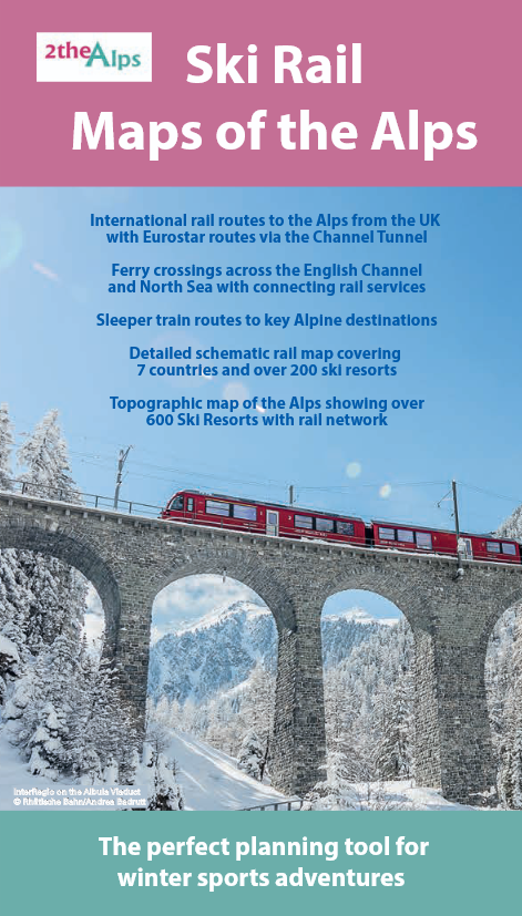 Ski Rail Maps of the Alps Front Cover
